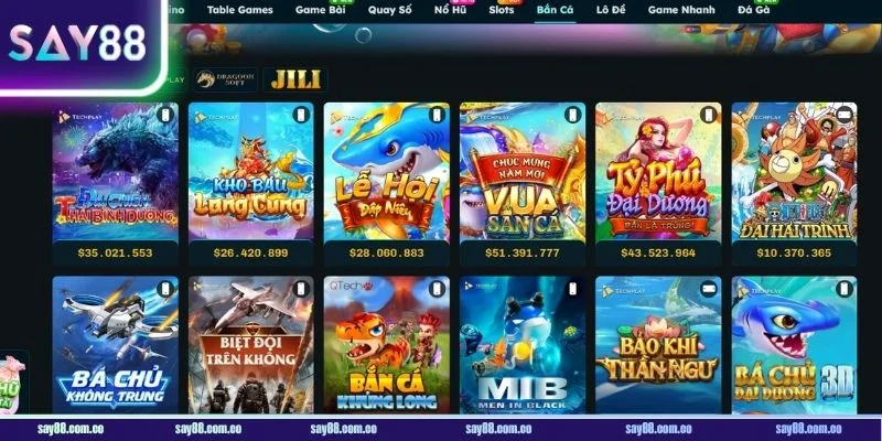 Bắn cá siêu hời với nhiều level cấp độ cao
