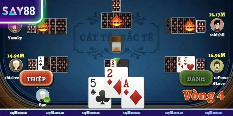 Cách chơi Catte có luật cược được quy định rất cụ thể tại SAY88.