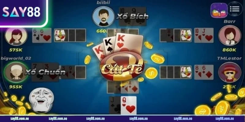 Game bài Catte là trò chơi đậm chất dân gian đã có mặt tại SAY88.