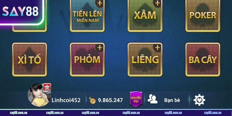 Nhà cái cung cấp kho game bài cực hấp dẫn dành cho bet thủ.